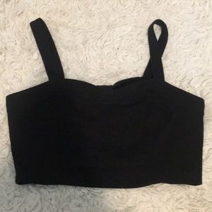 Black crop top